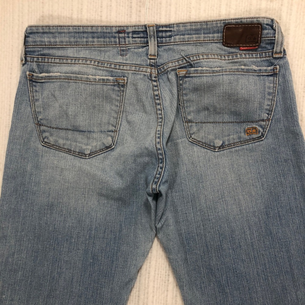 Big Star Klary Flare Jeans Womens 31S Light Wash Low Rise Wide Leg Made in USA - Picture 8 of 10